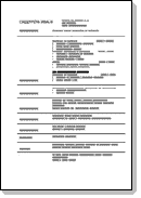 Шаблон резюме изысканного в формате Microsoft Word. Скачать шаблон формы бланка изысканного резюме -  образец резюме на работу